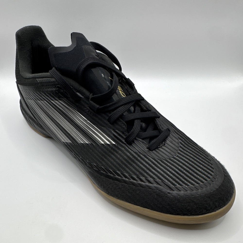 Adidas F50 League Soccer Shoes Mens Sz 8 Black Indoor Dark Spark Pack Sneakers